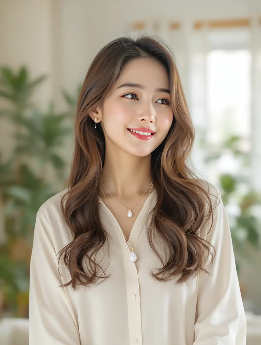 집에서 파워핏을 착용한 여성